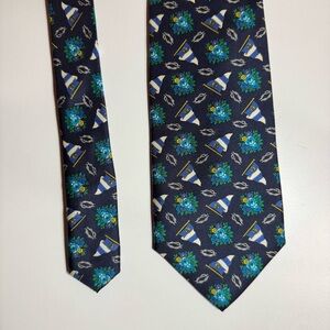 LANCEL YACHT SILK TIE
